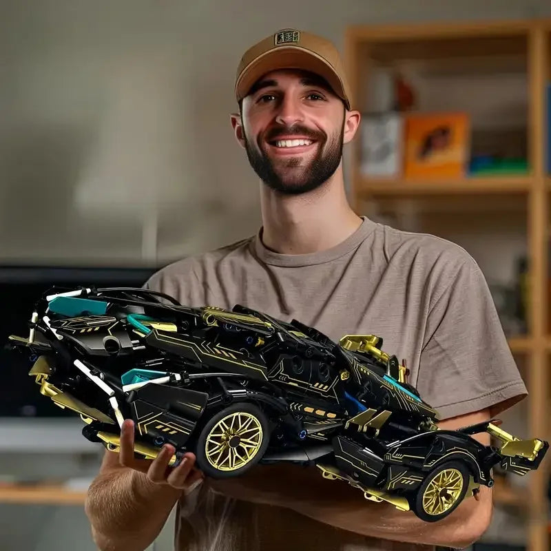 Klocki Konstrukcyjne Samochód Wyścigowy (1690 el.)