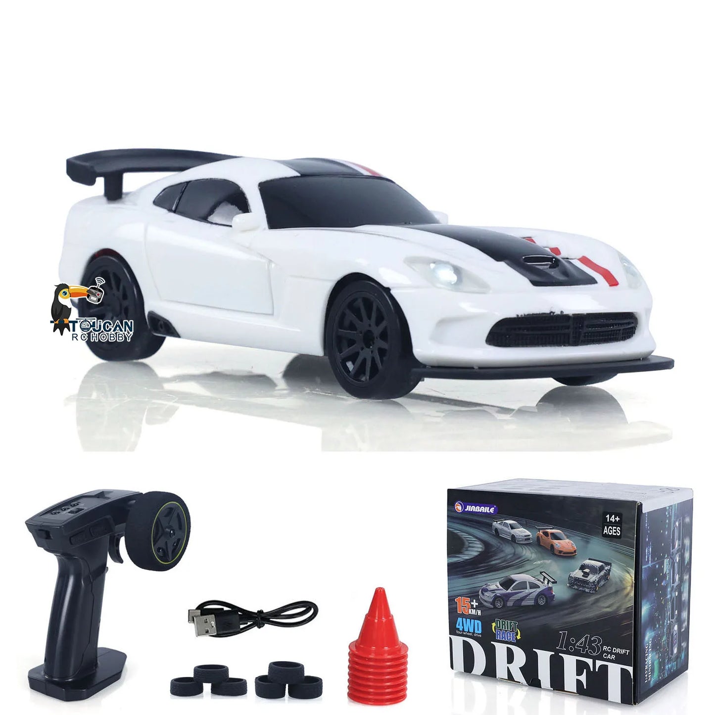 Zdalnie sterowany samochód wyścigowy 1:43 4WD