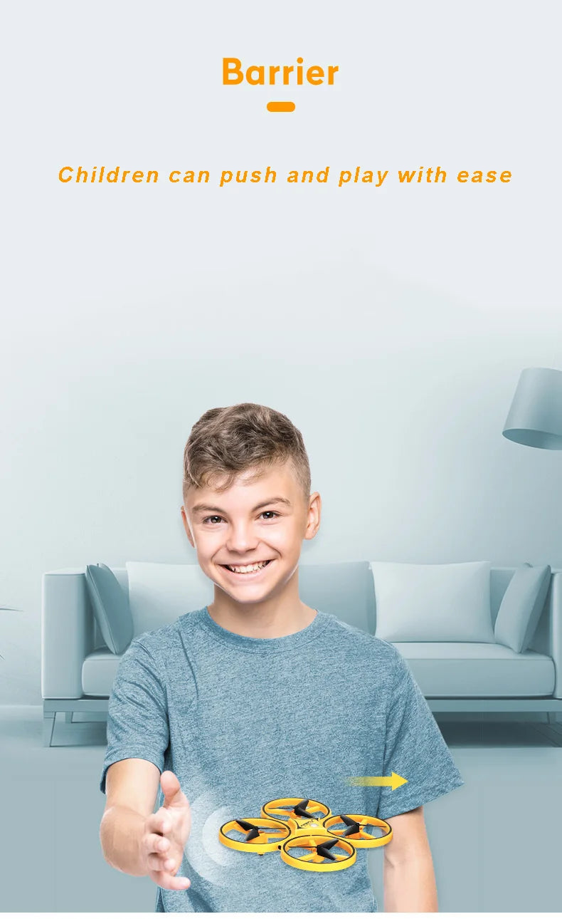 RC dron na rękę z gestami