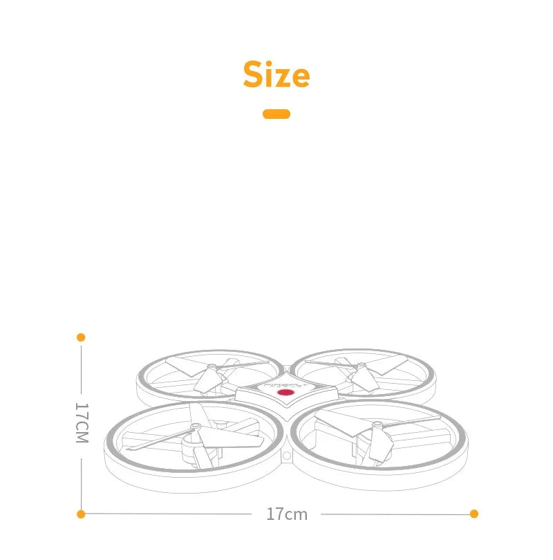 RC dron na rękę z gestami