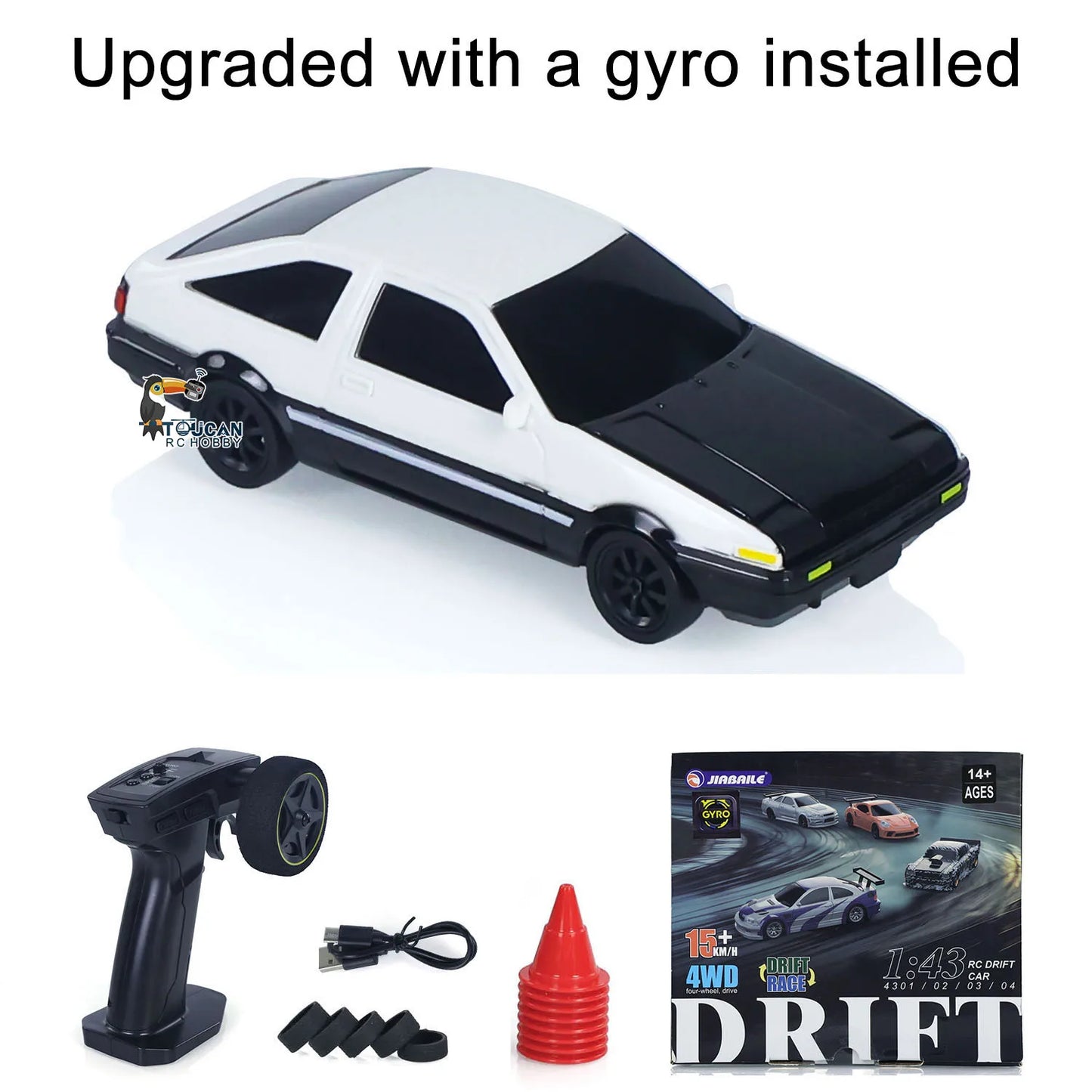 Zdalnie sterowany samochód wyścigowy 1:43 4WD
