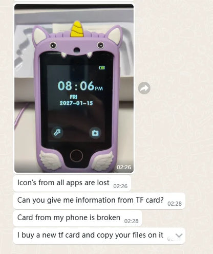 Edukacyjny telefon z kamerą dla dzieci