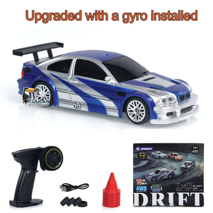 Zdalnie sterowany samochód wyścigowy 1:43 4WD