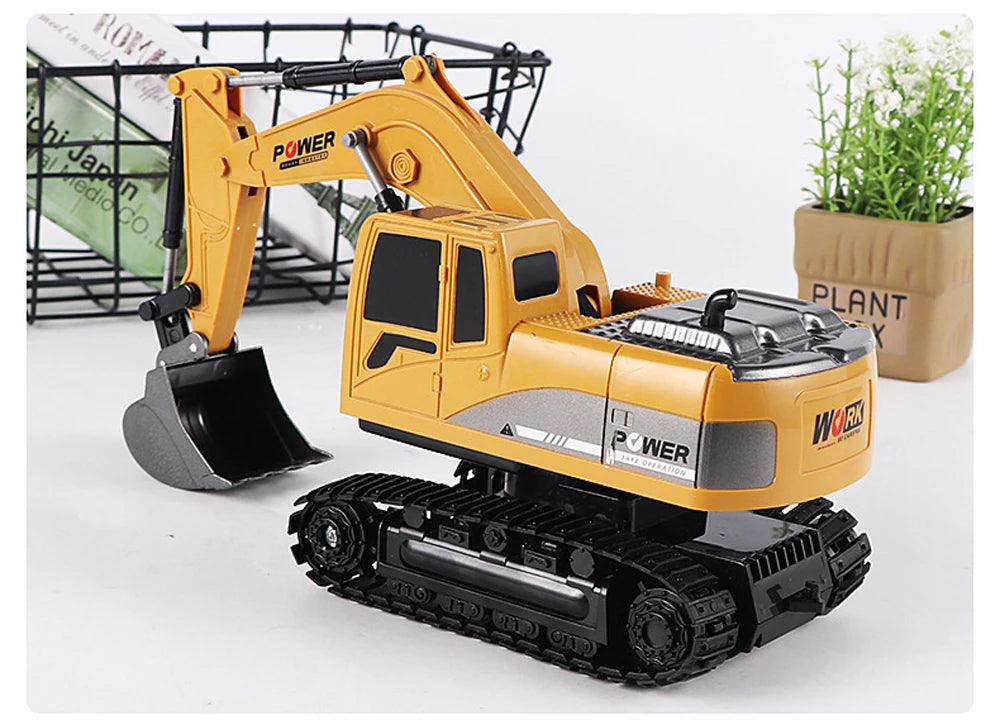 Zdalnie sterowana koparka 1:24 dla dzieci