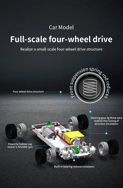 Zdalnie sterowany samochód wyścigowy 1:43 4WD
