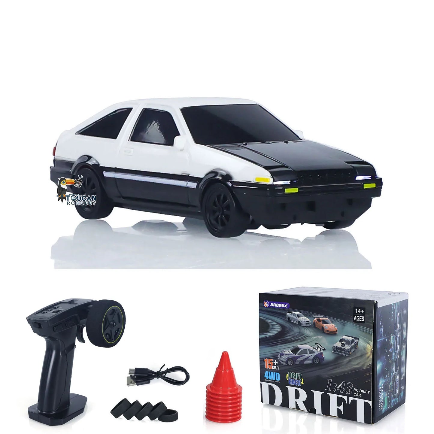 Zdalnie sterowany samochód wyścigowy 1:43 4WD
