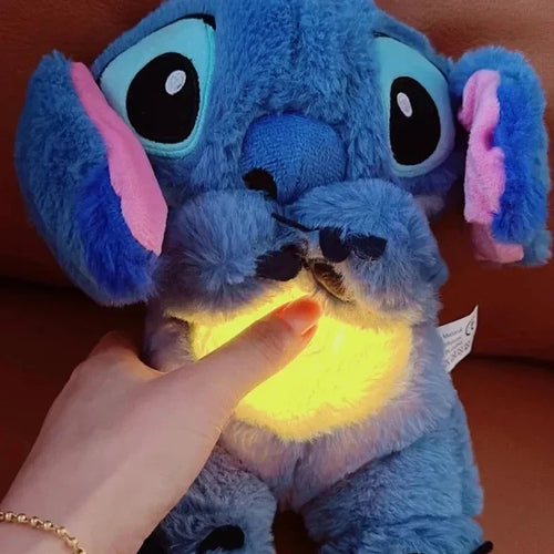 Pluszowy Stitch z muzyką, światłem i oddechem