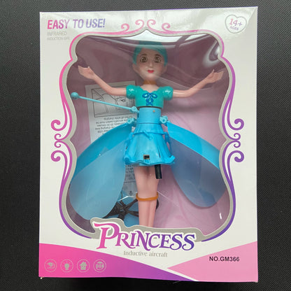 Latająca lalka z gestami LED