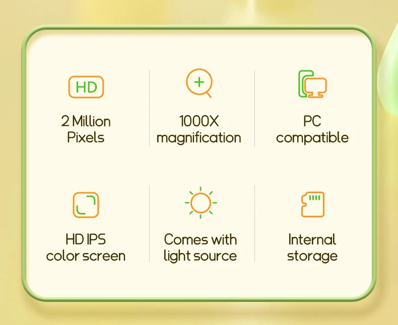 Mikroskop dla Dzieci 1000x z LED