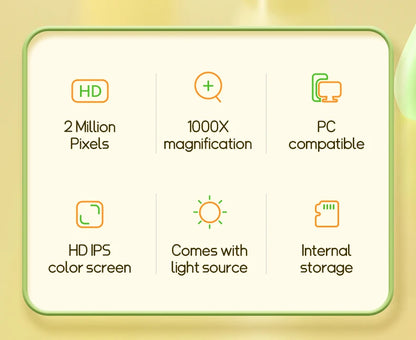Mikroskop dla Dzieci 1000x z LED