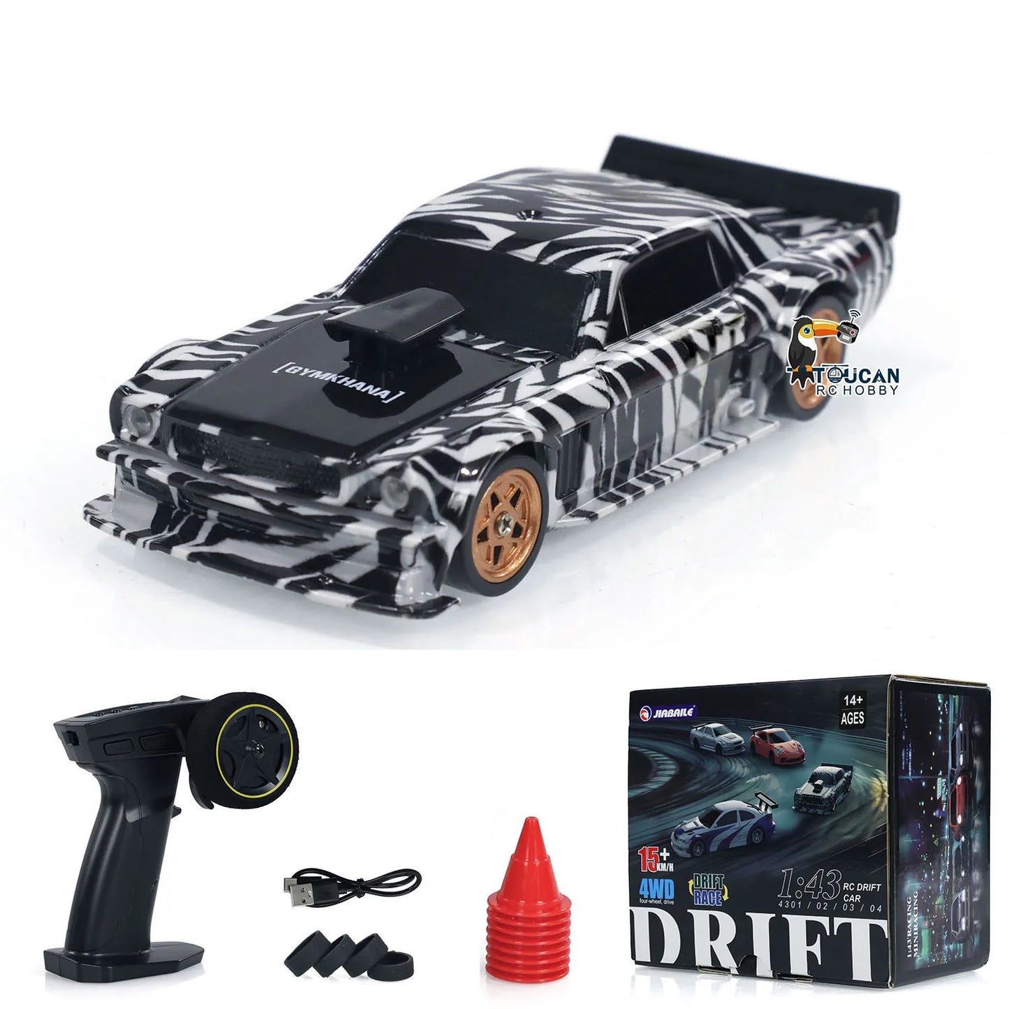 Zdalnie sterowany samochód wyścigowy 1:43 4WD