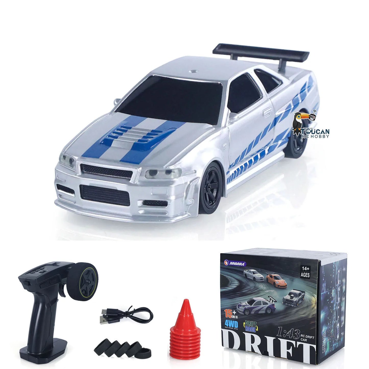 Zdalnie sterowany samochód wyścigowy 1:43 4WD